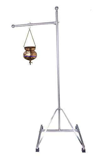 Stainless Steel Shirodhara Stand by American Ayurveda Panchkarma Oil Treatment with Wheels