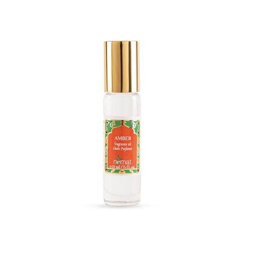 Nemat Amber Perfume Oil Roll-On for Women & Men, 10 ml |