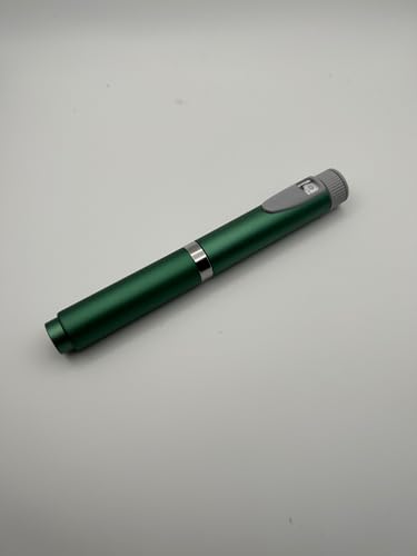 Green 60 Unit V2 Reusable Pen Injector and Cartridge Filling Block
