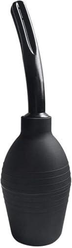 Bodundirect Anal Douche Enema Bulb Vaginal Douche Enema Cleaner for Women’s or Man’s Health for Water Or Coffee Colon Cleansing, Detox and Constipation (Black, 10.4 Ounce)…