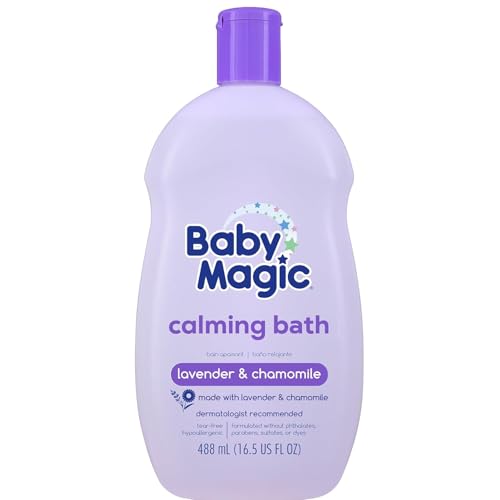 Baby Magic Calming Baby Bath, Lavender & Chamomile Scent, 16.5 Fl Oz