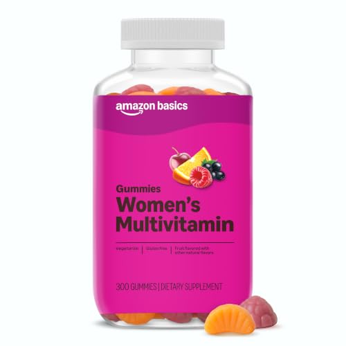 Amazon Basics Women's Multivitamin, 300 Gummies (150 Servings), Packaging May Vary