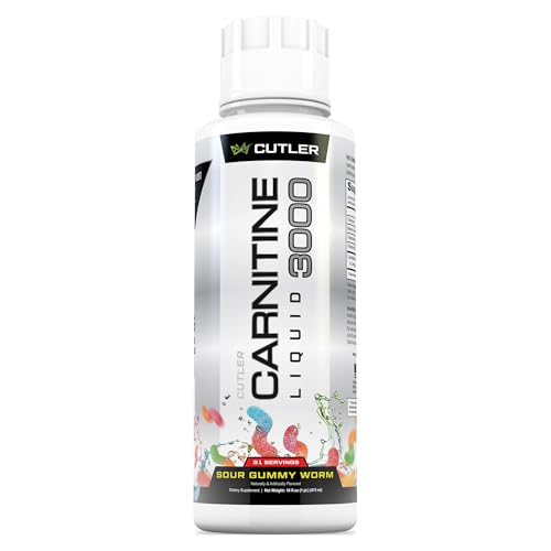 Cutler Nutrition Liquid L-Carnitine Fat Burner with Acetyl L-Carnitine | Sour Gummy