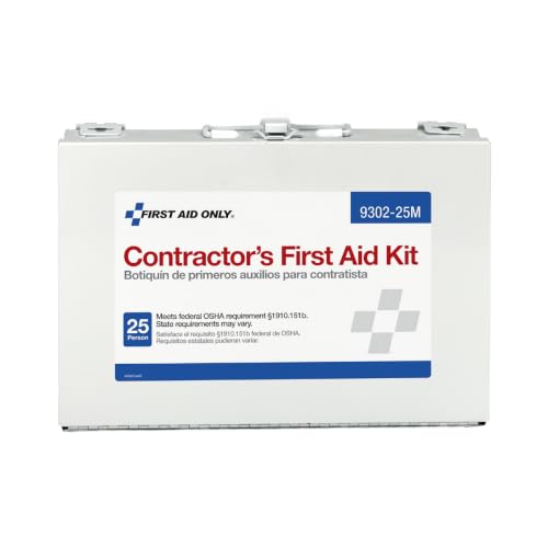 First Aid Only 25-Person Contractor First Aid Kit for Jobsites | Treat