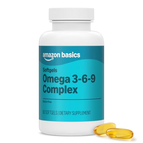 Amazon Basics Omega 3-6-9 Complex of Fish, Flaxseed and Borage Oil -
