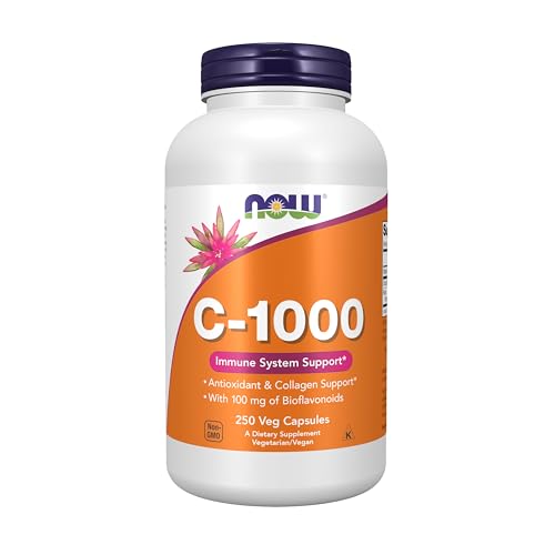NOW Supplements, Vitamin C-1,000 with 100 mg of Bioflavonoids, 250 Veg Caps