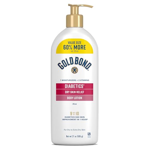 Gold Bond Diabetic Body Lotion for Dry Skin, Value Size, 21 Oz