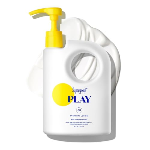 Supergoop! PLAY Everyday Sunscreen Lotion SPF 50 for Face & Body, 18oz