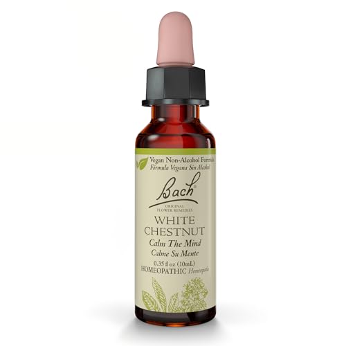 Bach Original Flower Remedies, White Chestnut (Non-Alcohol Formula) - Calm the Mind