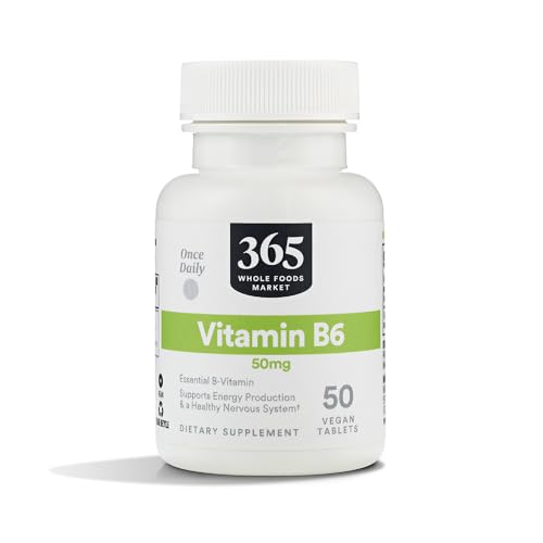 365 By Whole Foods Market, Vitamin B6 50Mg, 50 Count