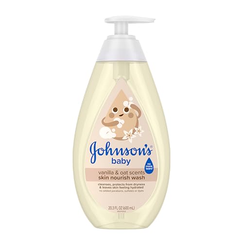 Johnson's Skin Nourishing Baby Wash, Vanilla & Oat, 20.3 fl. oz |