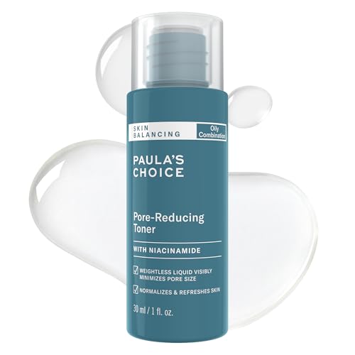 Paula's Choice Niacinamide Face Toner, Combination or Oily Skin, 1 Fl Oz | Niacinamide Toner for Combination & Oily Skin, Minimizes Large Pores, Controls Oil & Shine, Travel Size