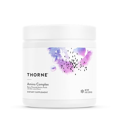 THORNE Amino Complex, Clinically Validated EAA & BCAA Powder, 30 Servings | Supports Lean Muscle Mass & Exercise Recovery*, for Pre or Post-Workout, Berry, Dairy-Free, NSF Certified for Sport