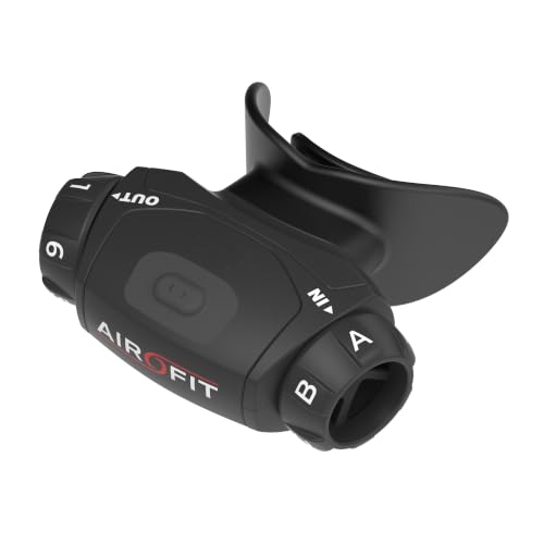 Airofit Elite - Smart Breathing Trainer with Real-Time App Feedback | Portable design; resistance wheels; app-guided breathing; home, gym & travel use; app subscription not included