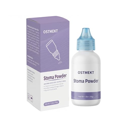 Stoma Care Powder - Gentle Ostomy Skin Barrier Powder for Peristomal Protection,