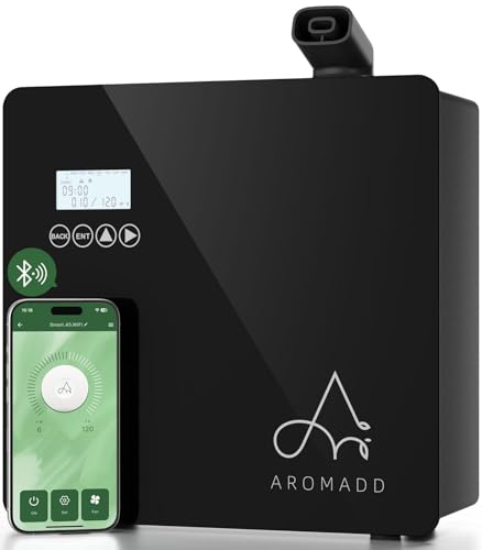 AROMADD 3500 Sq.Ft Smart Scent Diffuser - HVAC System | Whole House Aroma & Hotel Collection Diffuser, Waterless Diffuser for Home Large Room, Cold Air Tech, 600mL