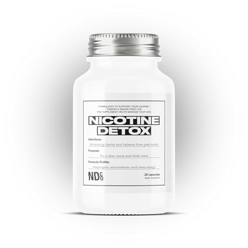 Powerful Nicotine Detox Cleanse - N-Acetyl Cysteine (NAC), Ashwagandha, Rhodiola | Craving