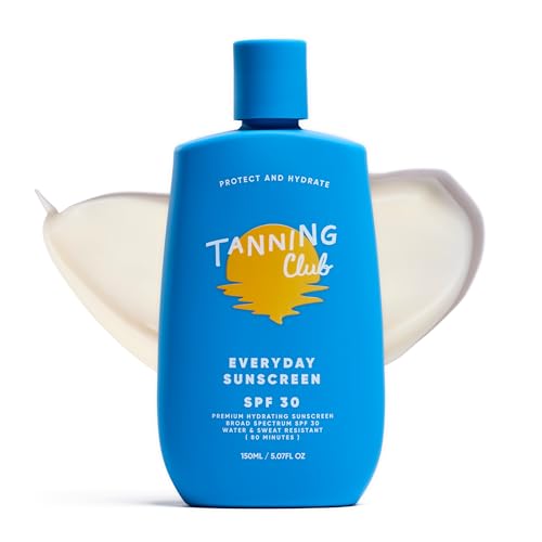 Tanning Club Everyday Sunscreen, SPF 30 Sunblock Lotion, 150 ml | Lightweight