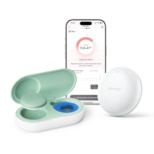 Momcozy Smart Baby Thermometer for Family with CozyLink Signal Booster | Thermometer