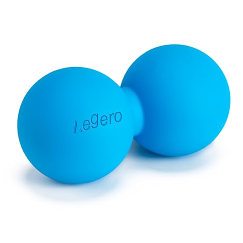 Aegero Peanut Massage Ball-Double Lacrosse Massage Ball (Blue Firm Ball) | Mobility