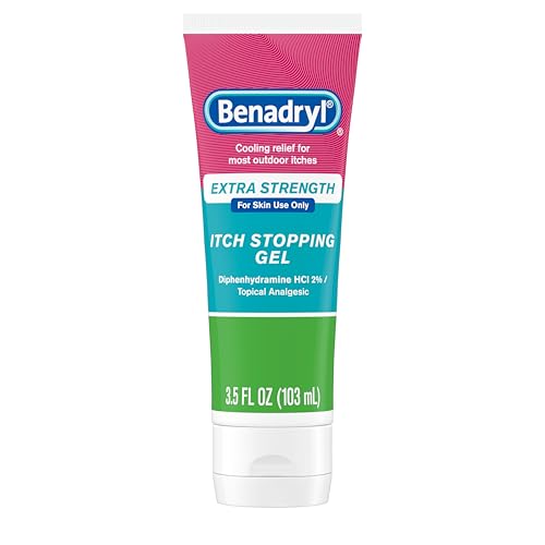 Benadryl Itch Relief Gel Extra Strength, 2% Diphenhydramine HCl, 3.5 fl. Oz