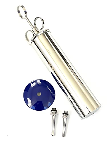 CynaMed -Premium Ear Wax Removal Syringe 8 OZ,6 OZ,4OZ,3 OZ - Brass