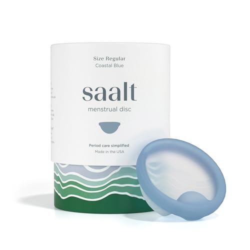 Saalt Menstrual Disc, Reusable Medical-Grade Silicone Period Disc | Removal Notch, Tampon