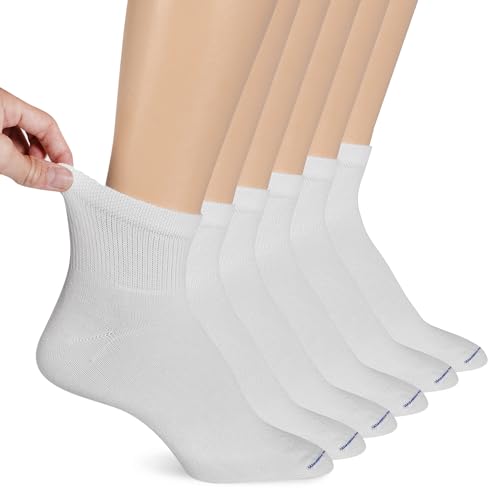 Dr. Scholl's Women's Diabetic & Circulatory Non-Binding Flat-Knit Socks | 6 Pairs,