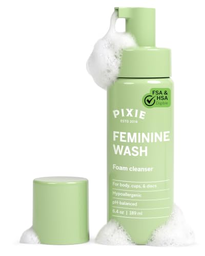 Pixie Foaming Feminine Wash - All Natural Plant-Based Ingredients - Ranked 1