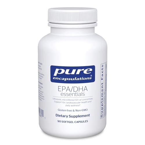 Pure Encapsulations EPA/DHA Essentials, 90 Softgel Capsules | Fish Oil Concentrate Supplement