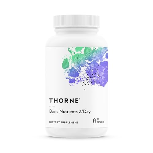 THORNE Basic Nutrients 2/Day, Vitamin & Mineral Formula, 60 Capsules | Comprehensive