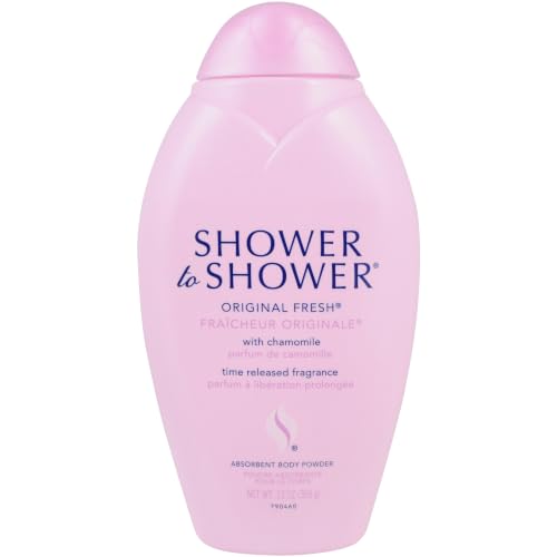 Shower to Shower Morning Fresh Body Powder for Chafing & Odor, 13
