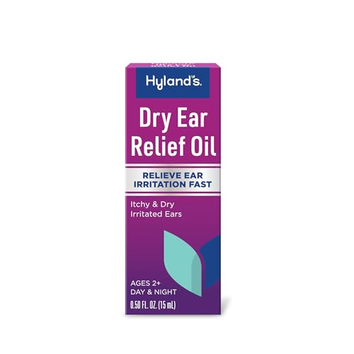 Hyland's Dry Ear Oil, Fast Itch & Irritation Relief Day or Night,