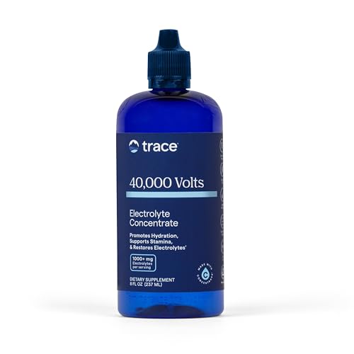 Trace Minerals 40,000 Volts Electrolyte Concentrate, 48 Servings | Ionic mineral drops