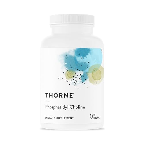 THORNE Phosphatidyl Choline, 420 mg Phosphatidylcholine, 60 Softgels | Supports Liver Health,