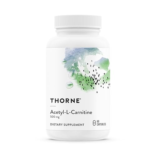 THORNE Acetyl-L-Carnitine, 500 mg per Capsule, 60 Capsules | Supports Cognitive Function,