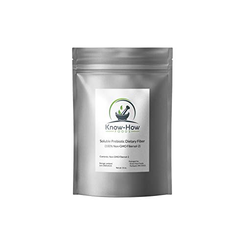 Know-How Foods Prebiotic Dietary Fiber (Non-GMO) Made 100% with Fibersol-2: 12 oz