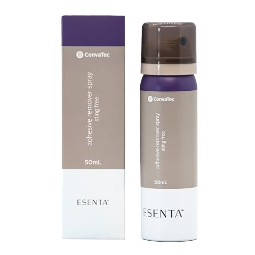 ConvaTec ESENTA Adhesive Remover Spray for Around Stomas and Wounds, Sting Free, Alcohol Free, 50 mL Bottle (Pack of 1)