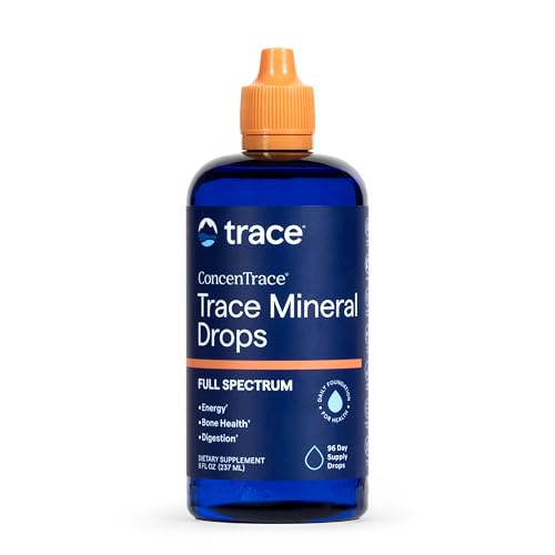 Trace Minerals ConcenTrace Mineral Drops, 70+ Ionic Minerals, 8 fl oz |