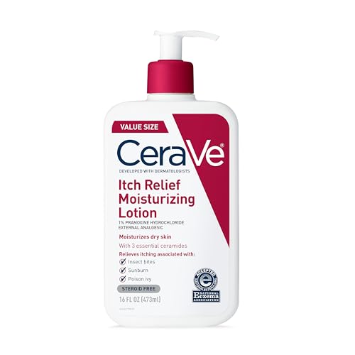CeraVe Anti Itch Lotion, Hyaluronic Acid Body Moisturizer for Dry Skin,16oz |