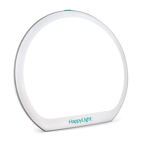 Verilux HappyLight Luxe Light Therapy Lamp, 10,000 Lux, UV-Free LED | Adjustable