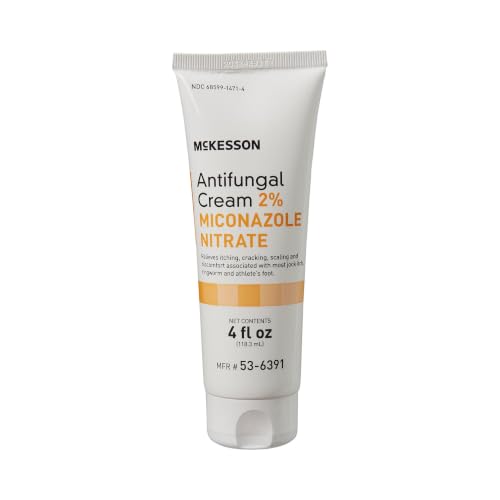 McKesson Antifungal Cream, 2% Miconazole Nitrate, Burning, 4 oz, 1 ct |