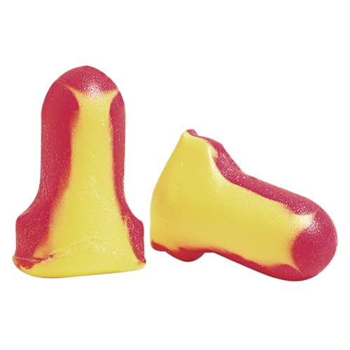 Howard Leight by Honeywell Laser Lite High Visibility Disposable Foam Earplugs, Pink/Yellow