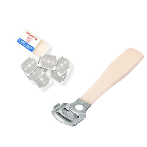 MERKUR Corn Callus Razor 923 with 10 Replacement Blades | Professional Foot