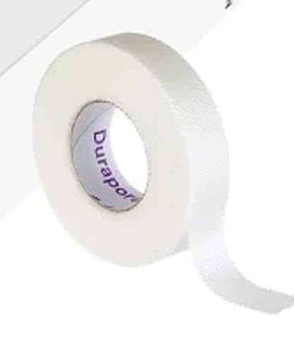 3M Durapore Silk-Like Cloth Medical Tape, 1/2 Inch x 10 Yard, White, 3M 1538-0, 1 Count