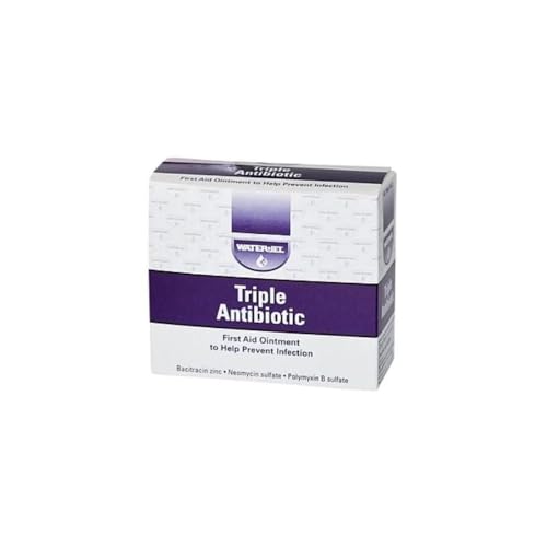 PackagingSuppliesByMail Antibiotic Cream, First Aid Antiseptic Ointment Packets, 250 Pack, MS-60786