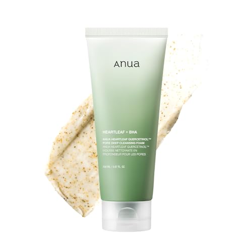 Anua Heartleaf Quercetinol Pore Deep Cleansing Foam, 5.07 fl.oz | Face wash