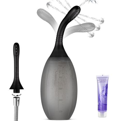 Enema Bulb Douches for Men Women - Anti-Backflow Shower Enemas Bulb Kit
