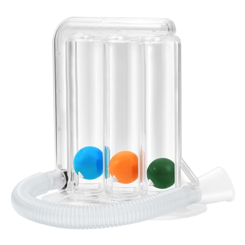 Breathing Exercise Device for Lungs, Exerciser, Non-Measuring - Breathing Trainer, 3‑Ball Design for Gentle Breathing Training & Recovery Support, Easy to Clean