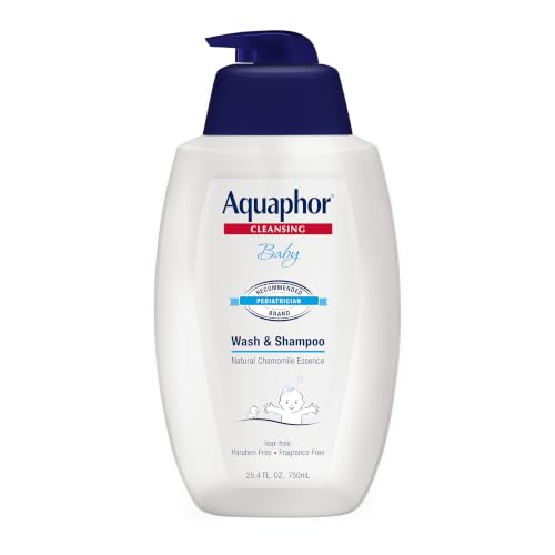 Aquaphor Baby Body Wash and Shampoo, 25.4 FL OZ | Tear Free